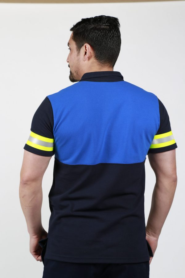 Polera Pique con Cinta Reflectante Hombre - Imagen 2