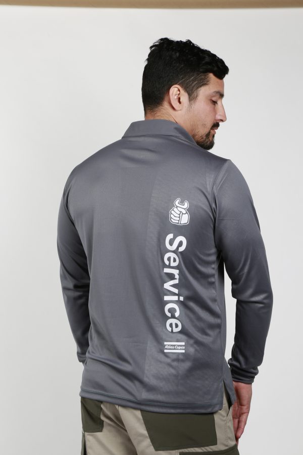 Polera Dry Fit Manga Larga Hombre - Imagen 2