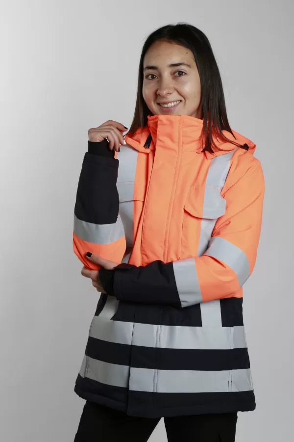 Parka Térmica de alta Visibilidad Mujer